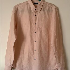 Theory Men’s Size M 100% Linen Shirt